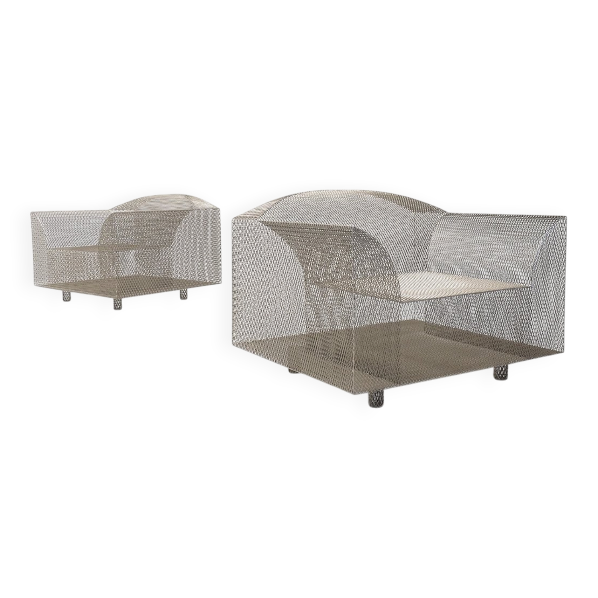 Chaises How High the Moon de Shiro Kuramata pour Vitra, Set de 2