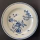 Assiette en porcelaine bleue et blanche de la famille bleue, 19ème siècle