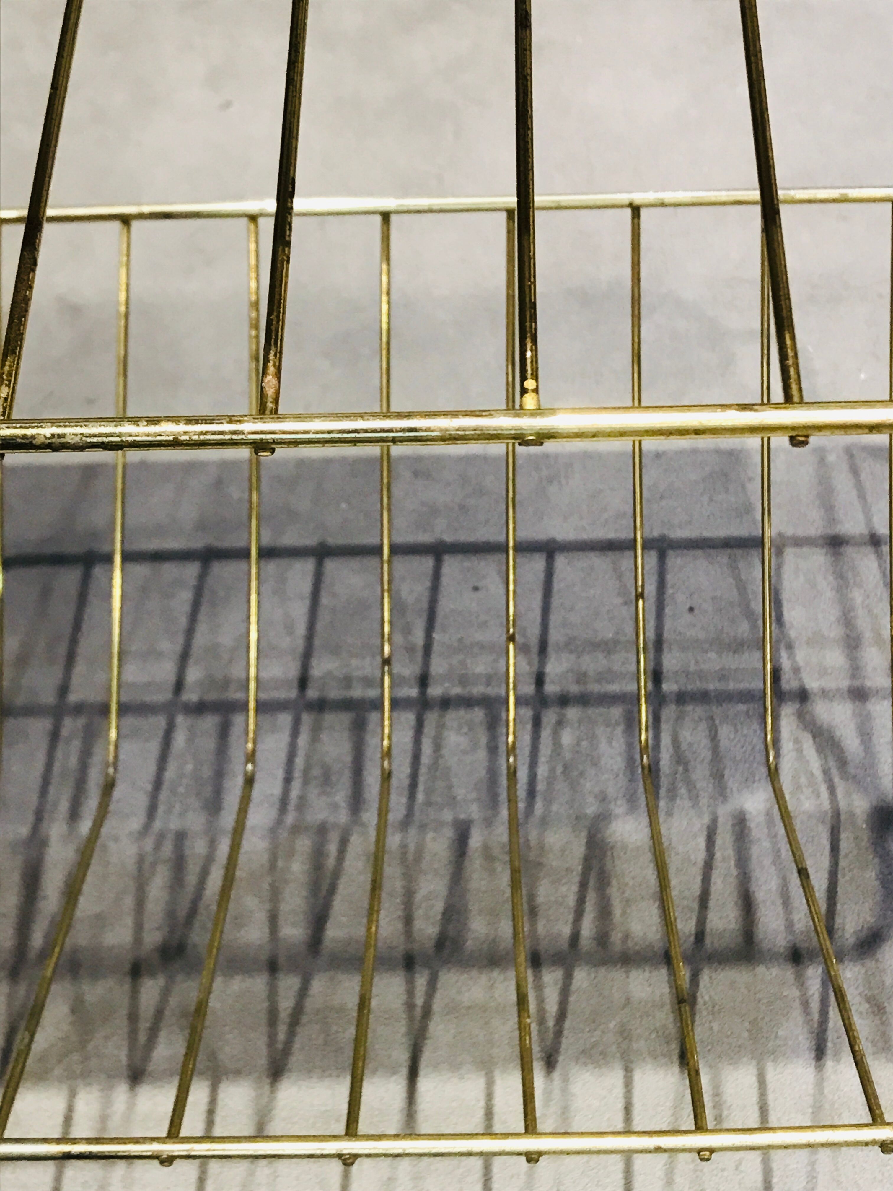 Vintage disc storage console