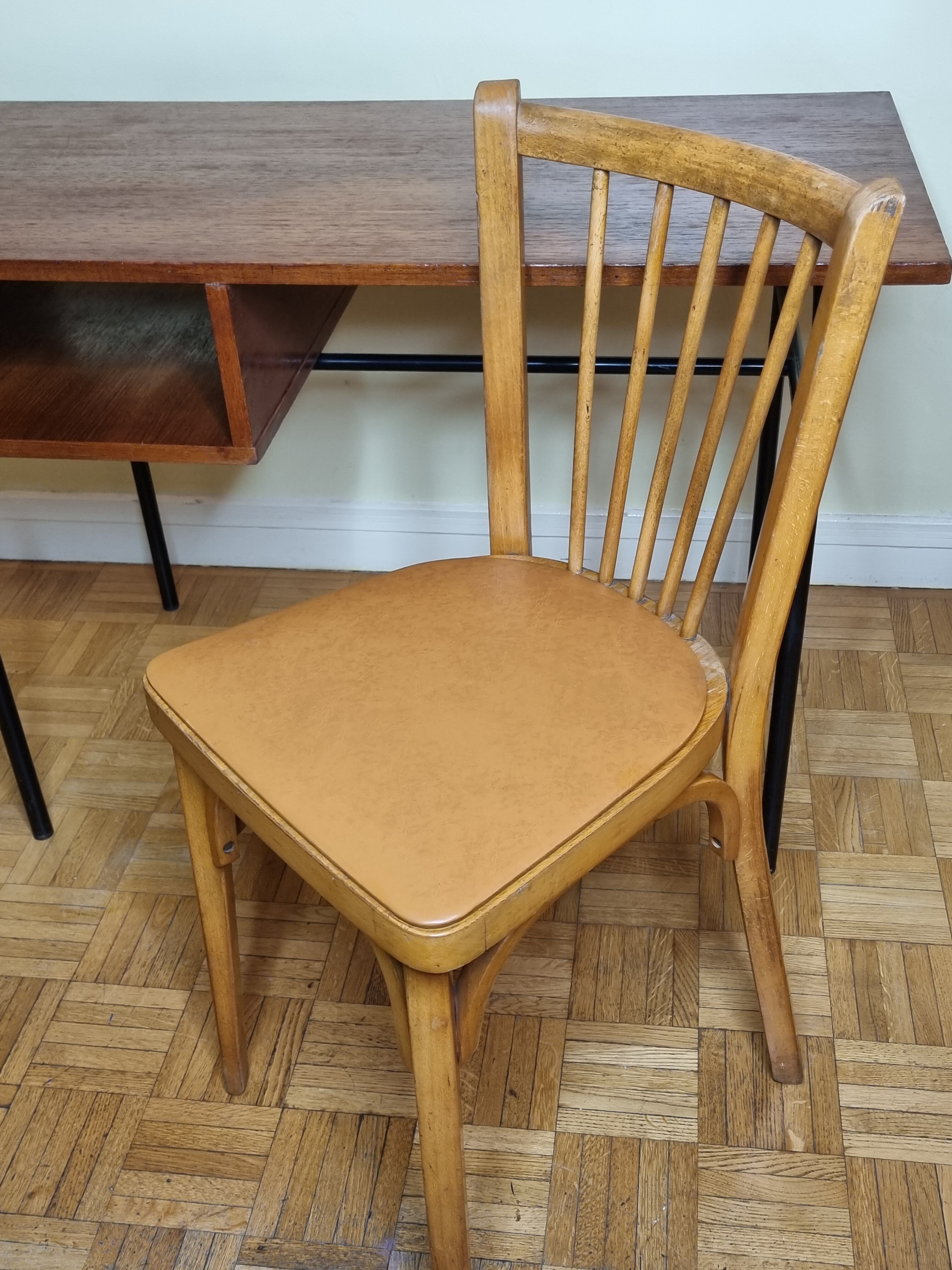 Baumann chair and desk set 50s-60s