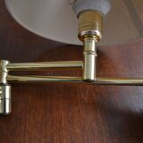 Pair of vintage gold articulated sconces