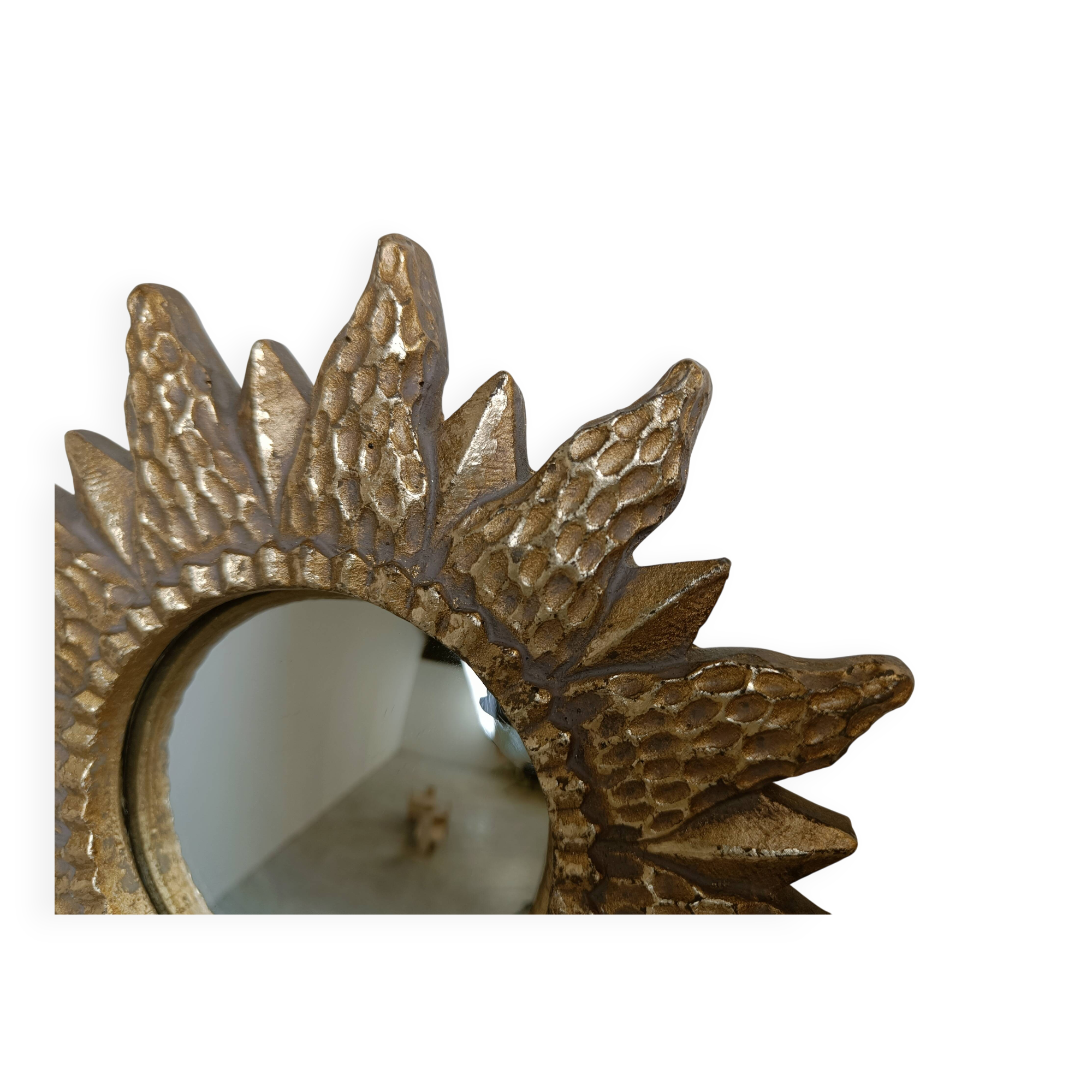 Vintage sunburst mirror, 1960s