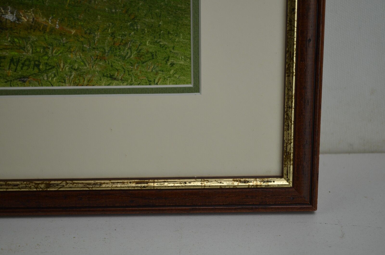 Eliane lienard (xxth century) pastel "landscape of rantechaux in the doubs" signed lower right