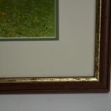 Eliane lienard (xxth century) pastel "landscape of rantechaux in the doubs" signed lower right