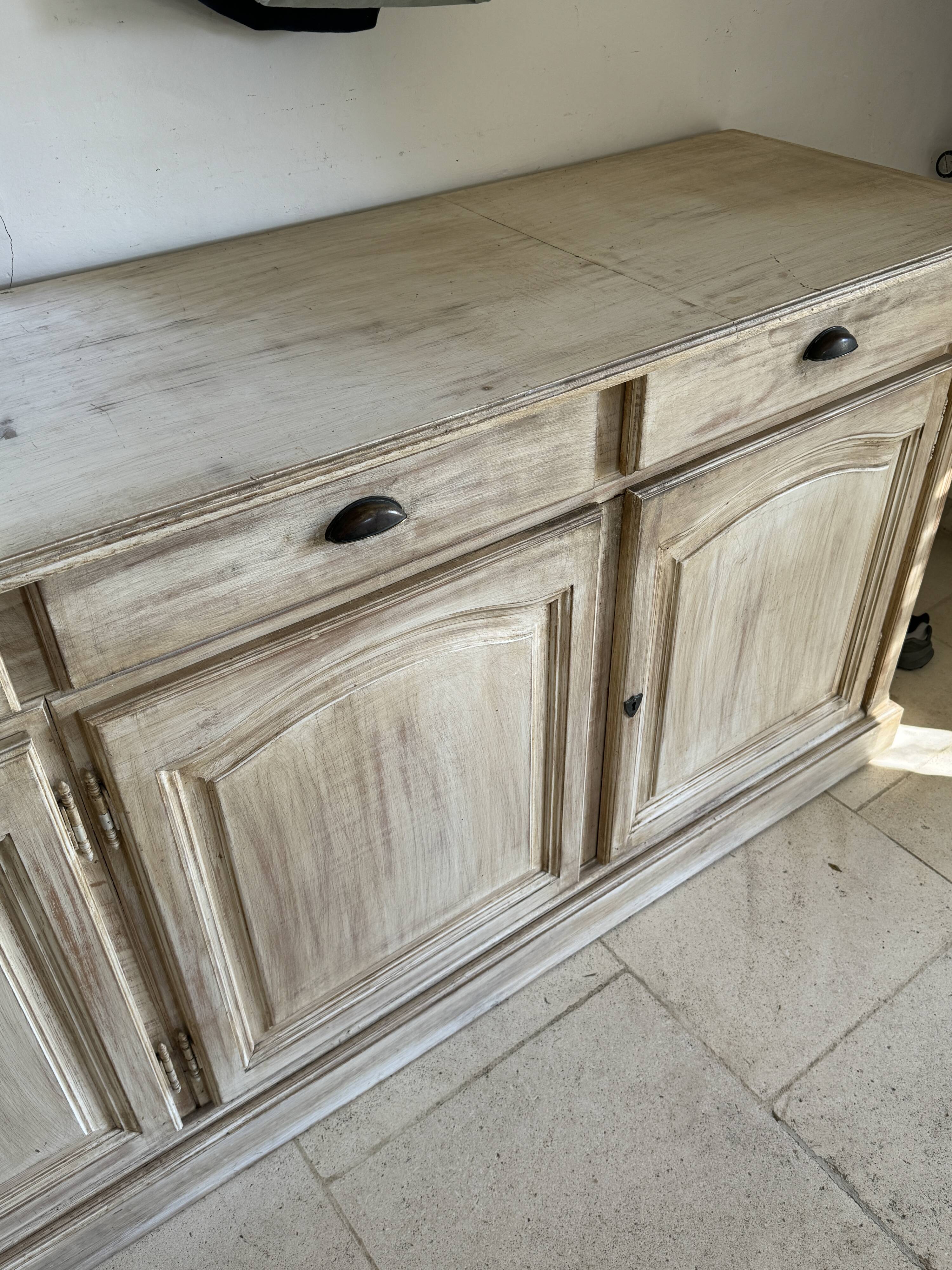 Vintage wood buffet / storage cabinet