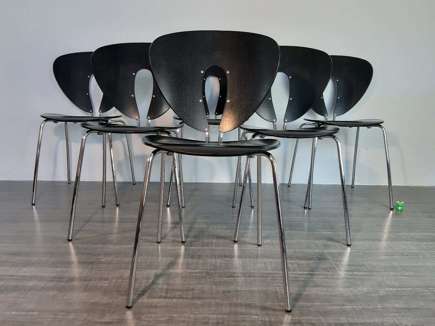 Set 6 chairs Stua by Jesus Gasca, modernism Spanish 2000s