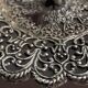 Antique Small Table Candlestick Holder Silver Plated Bronze Chiseled France