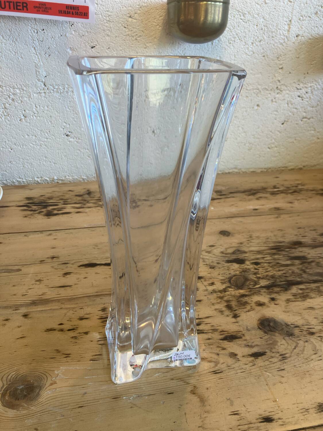 Large Vase Signed Daum France