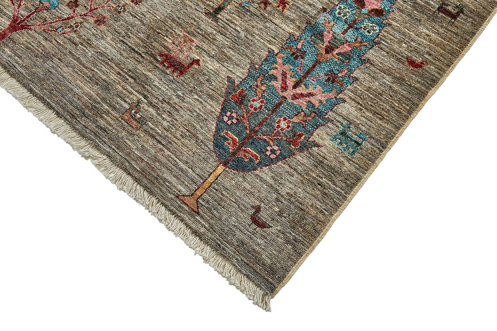 Turkish Handknotted Wool Oushak Rug 182 cm x 253 cm