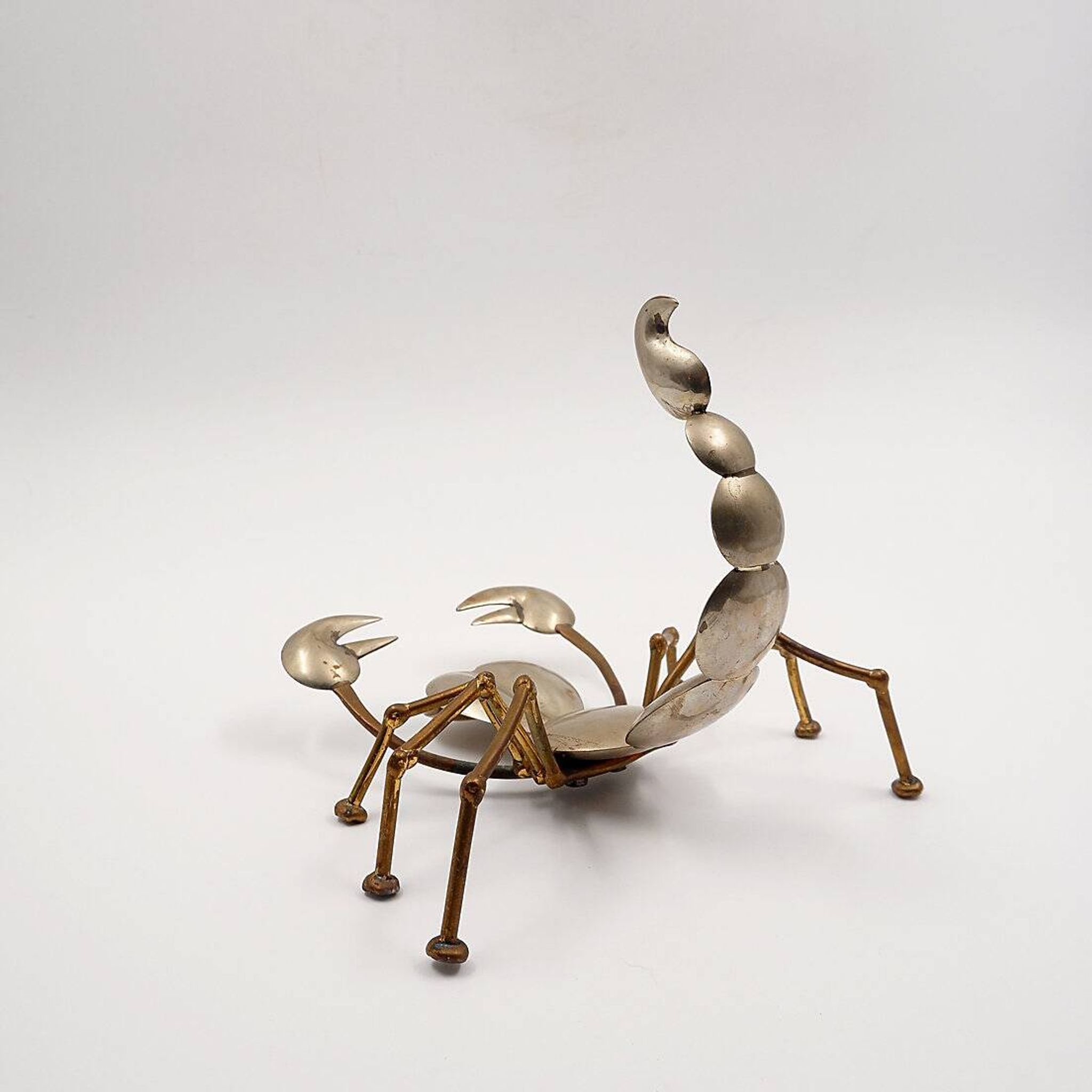 Brass and metal scorpion - 1970s