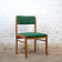 Chaise vintage en bois 1960s retapissée