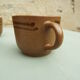 6 stoneware cups