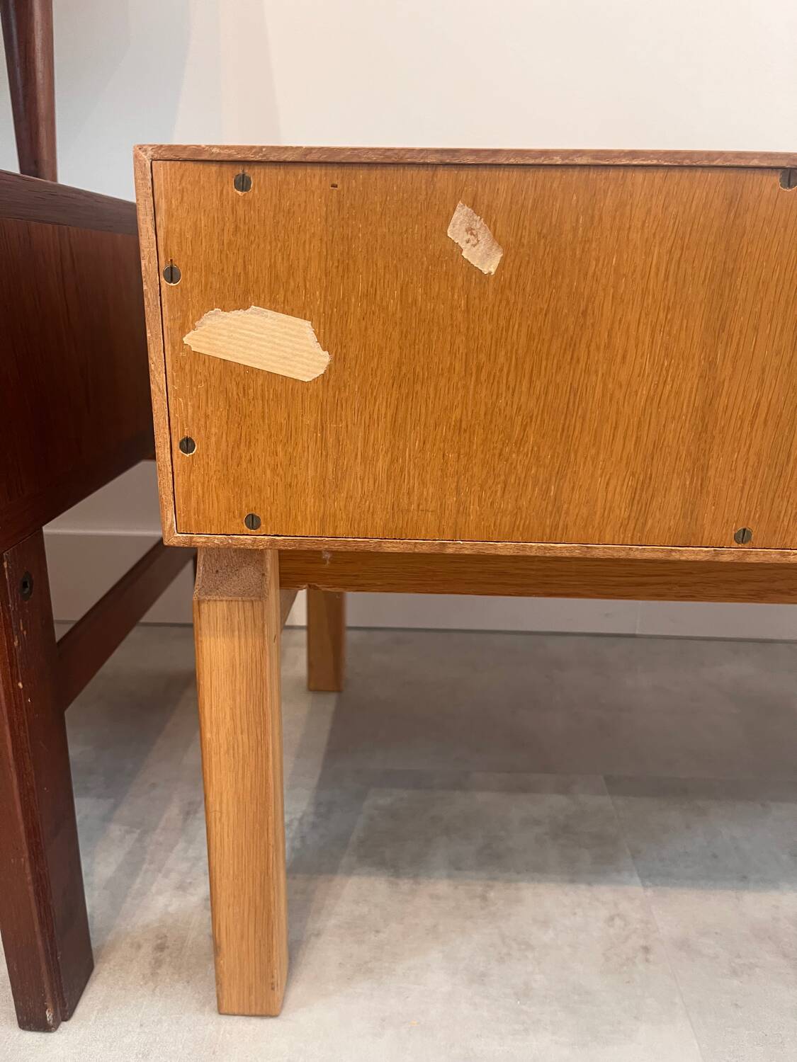 Light oak coffee table by marian grabinski ikea