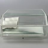 60s 70s wall lamp Glashütte Limburg Germany Glass & Metal Age Design