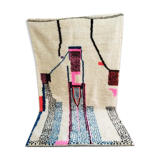 Neon colorful berber carpet 250 x 145 cm