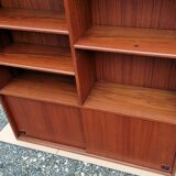 Scandinavian teak bookcase Samcom Denmark