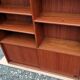 Scandinavian teak bookcase Samcom Denmark
