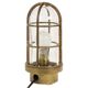 Old Industrial Brass Ship's Lamp Cage Lamp Rotterdam