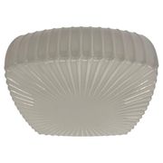 Lampe de plafond en verre de style mid-century / lampe murale, années 1970 - Tchécoslovaquie