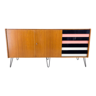 1960's Sideboard with Drawers by Jiri Jiroutek, Czechoslovakia