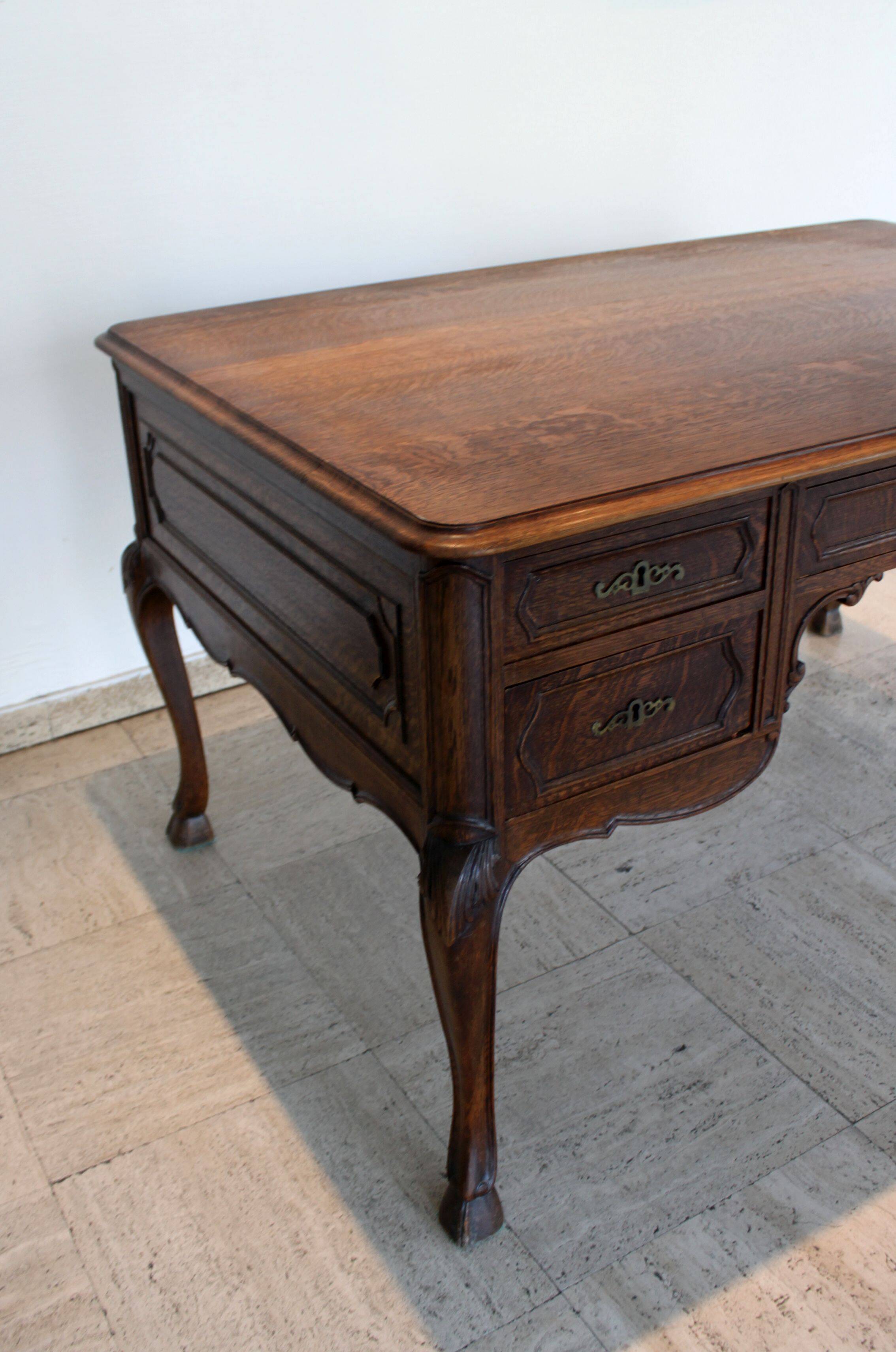 Double executive desk, Louis XV style