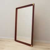 Mahogany-framed mirror, Danish design, 1970s, production: Denmark