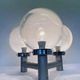 Rare XXL Mid Century Art Glass Wall Hotel Light / Lamp - Around 1970s