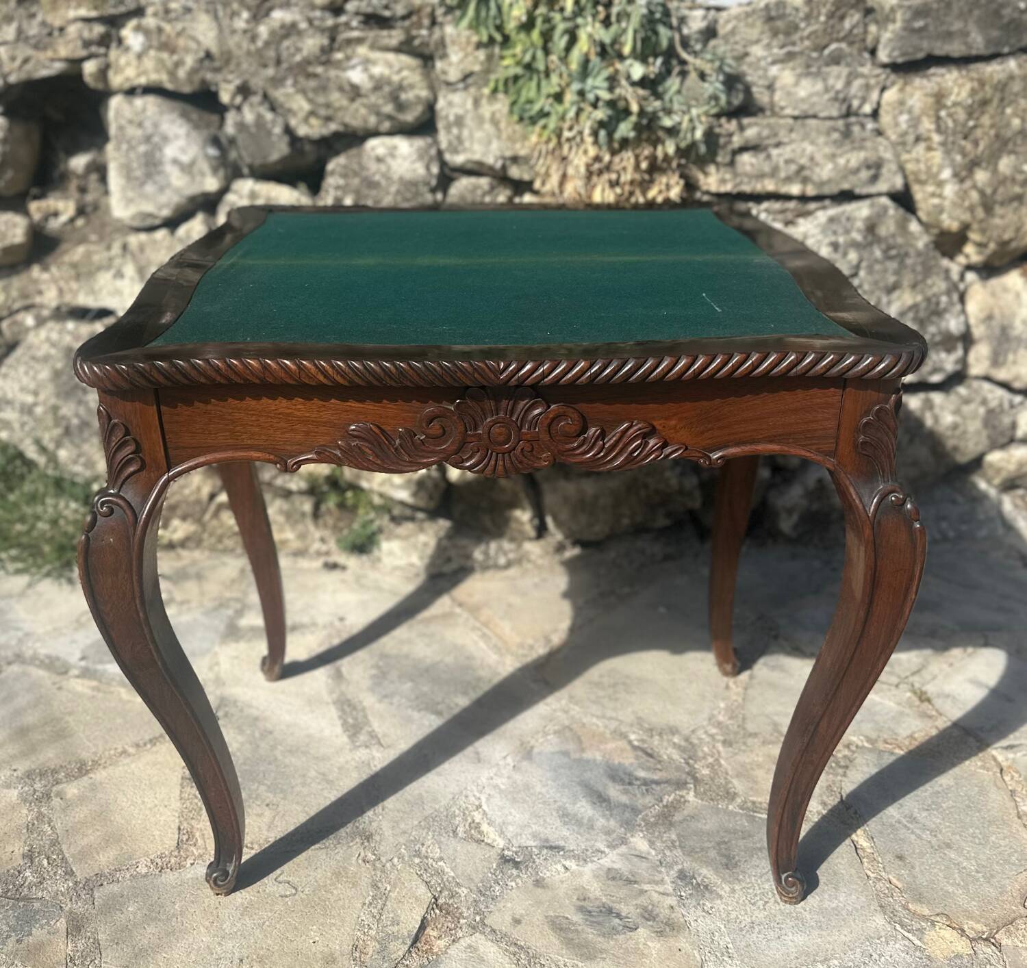 Louis XV style games table, 19th century