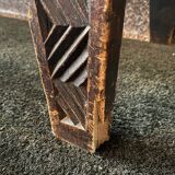 Brutalist African sideboard attributed to Berquin 1960