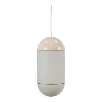 Suspension vintage en verre opale de Peill & Putzler, Allemagne, années 1960