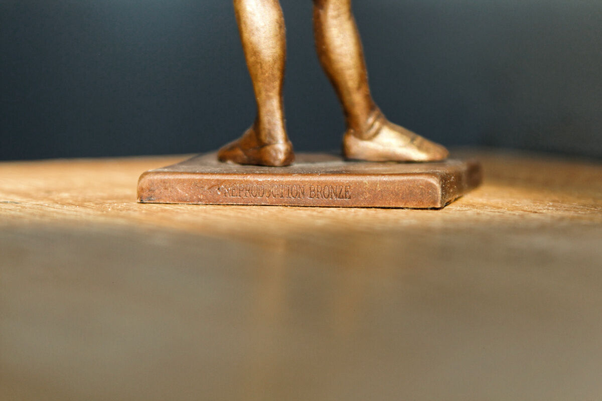 Bronze sculpture, Degas, the little dancer of 14 years
