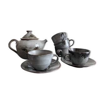 Tea set Chantal and Thierry Robert, 8 pieces