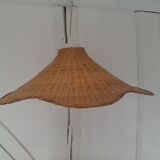 Lustre en rotin, vintage