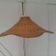 Lustre en rotin, vintage