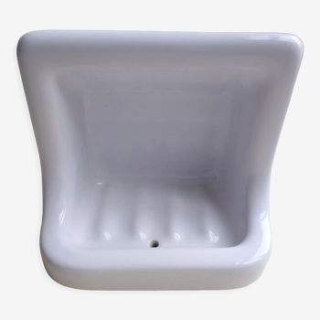 Earthenware wall soap dish