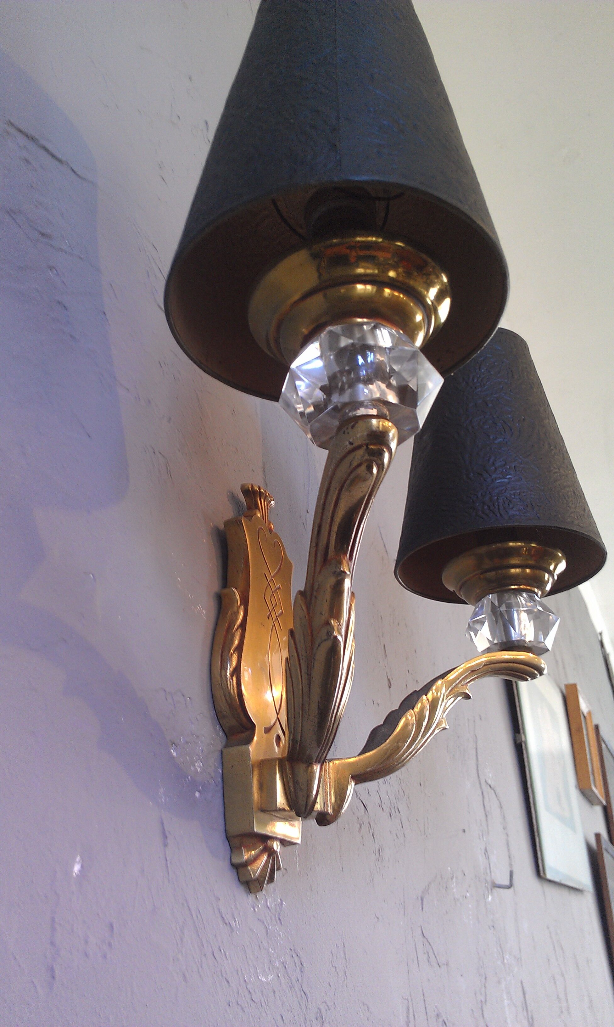 Art deco wall lamp 40Maison Lucien Gau Paris