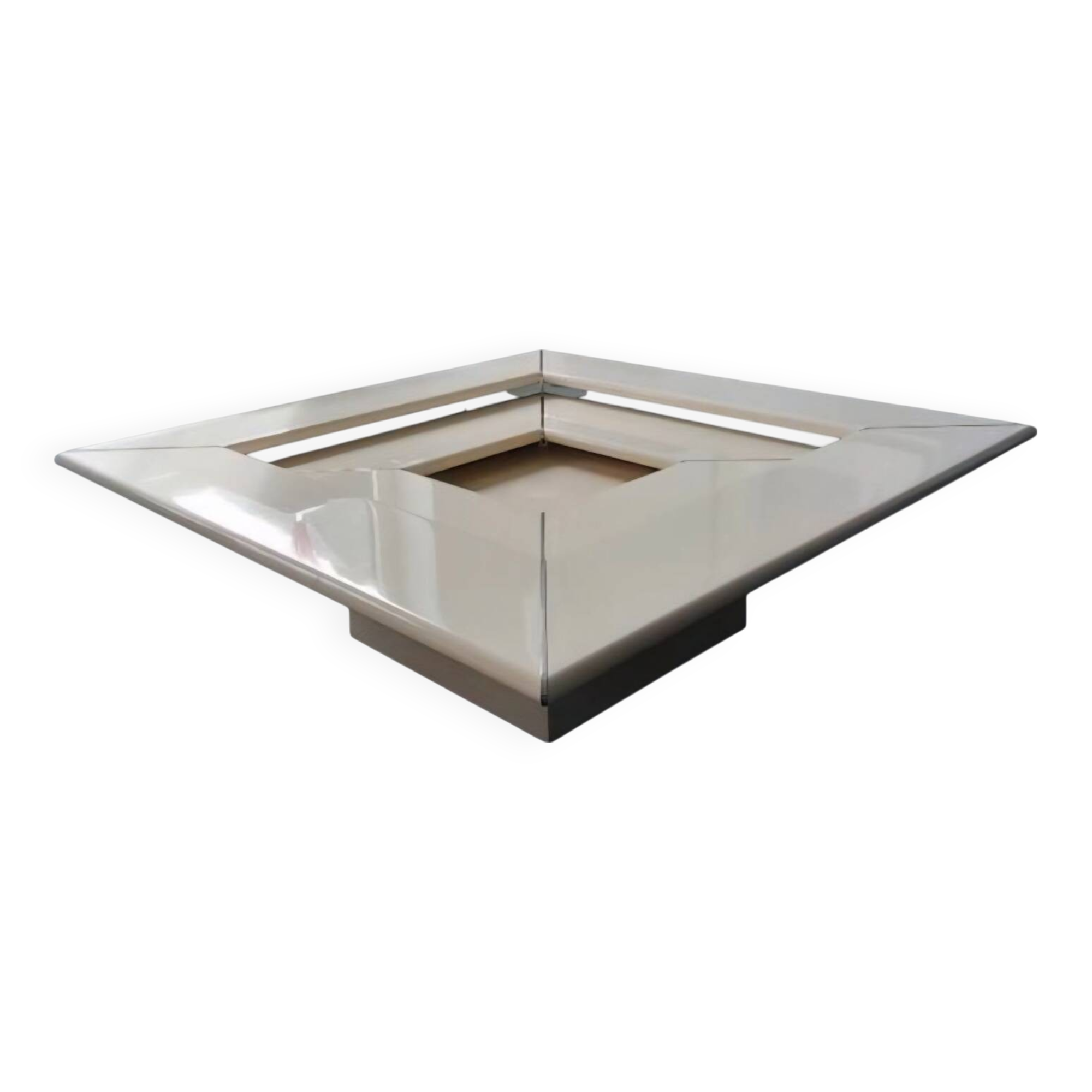 B&B Italia# / rare coffee table model " Re Quadro " / Paolo Piva 1970s