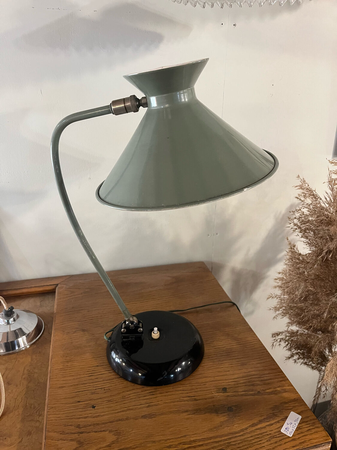 Desk lamp diabolo painted sheet metal