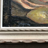 Tableau huile sur panneau signé Gino Gregori.