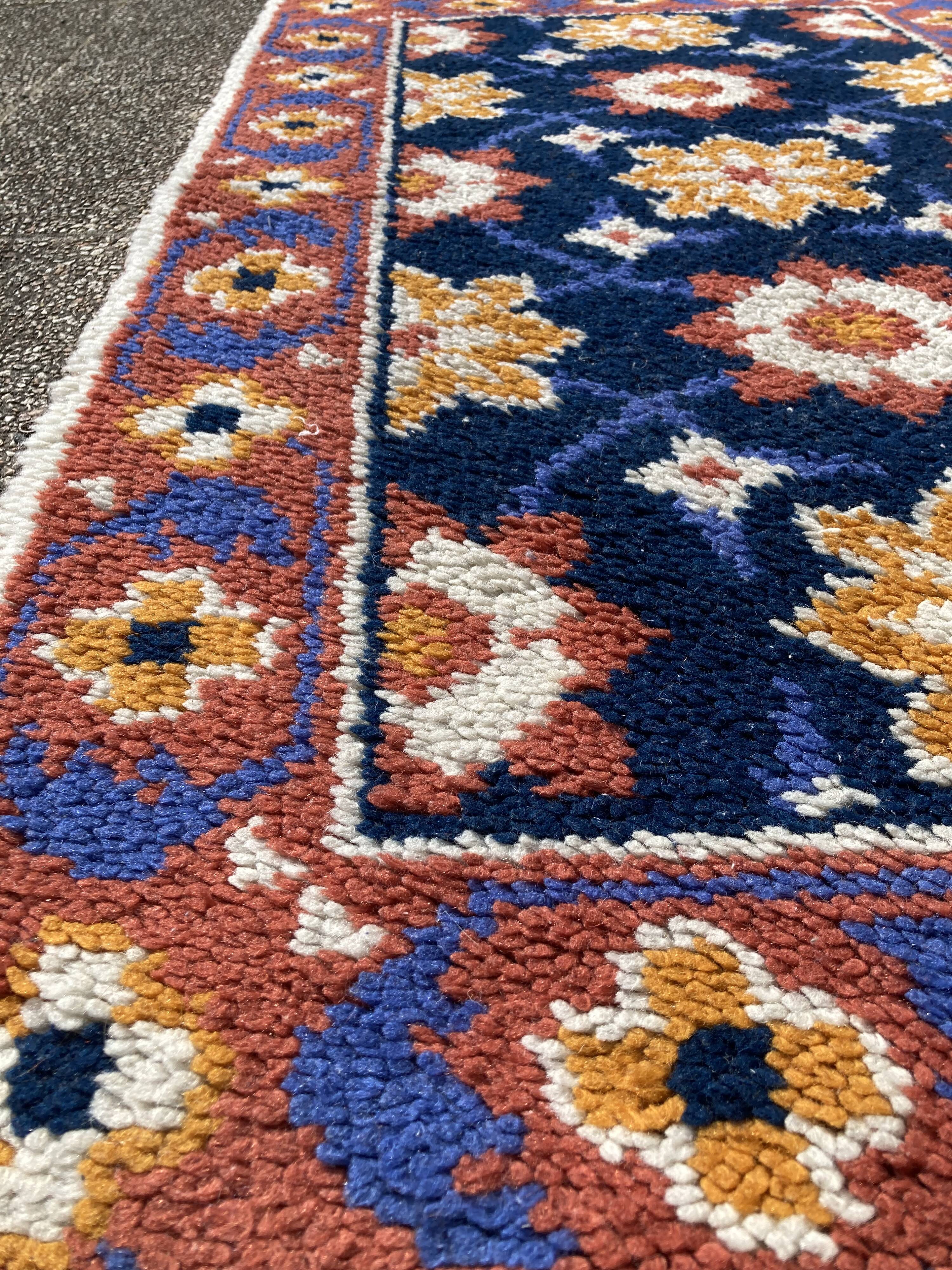 Tapis en laine coloré - 140x80cm