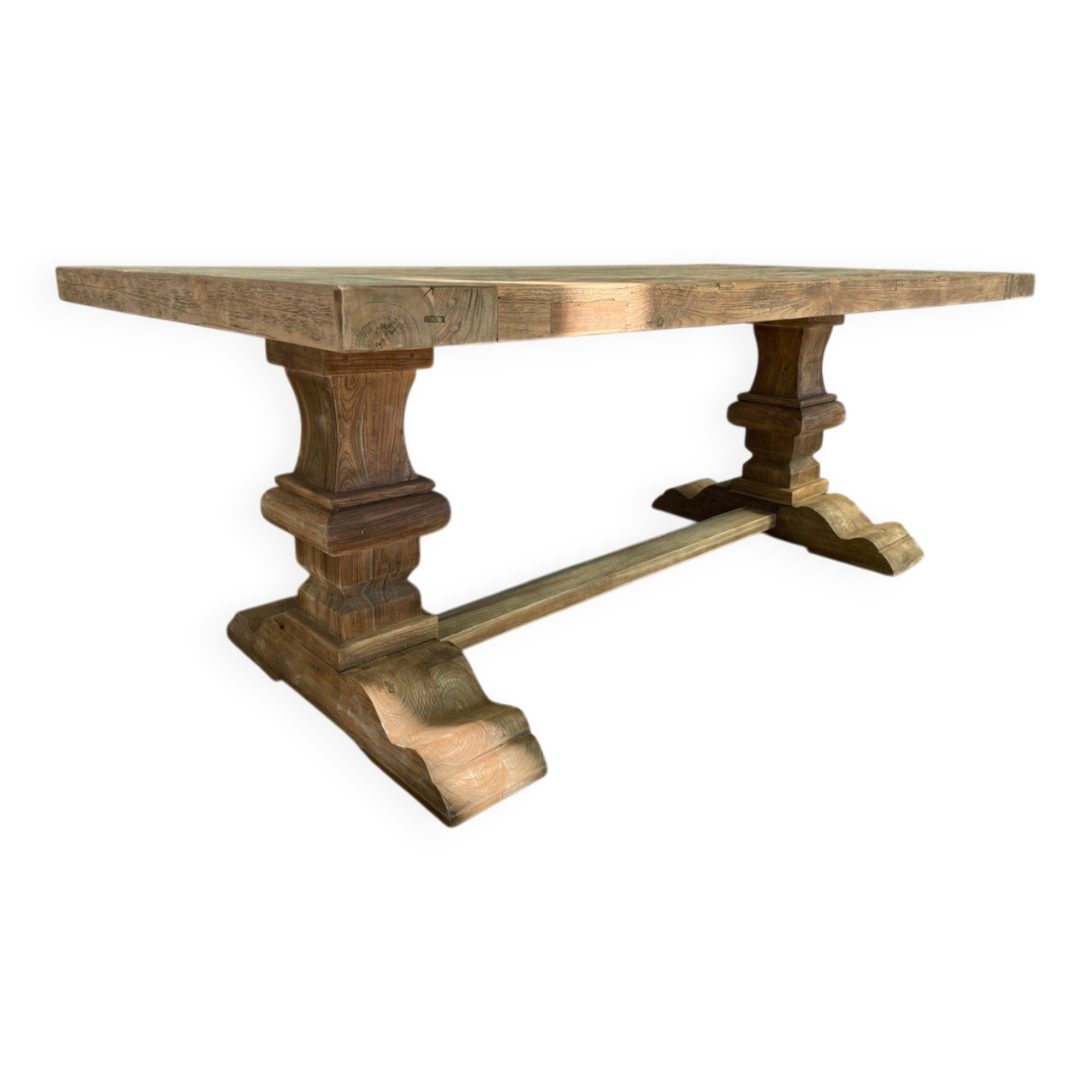Old wooden monastery table - Spirito 220 by 100 cm