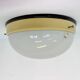 Pair of bakelite Bauhaus ceiling light or flush mounts, 1940s