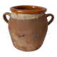 Ancient glazed terracotta pot