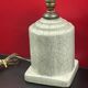 Art Deco cracked ceramic lamp base circa 1930 -
