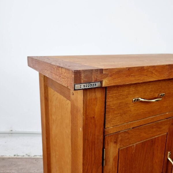 Buffet billot meuble de métier ancien