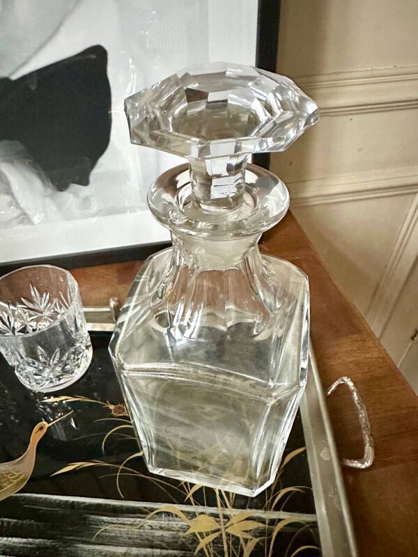 Carafe à whisky en cristal de baccarat, modèle perfection