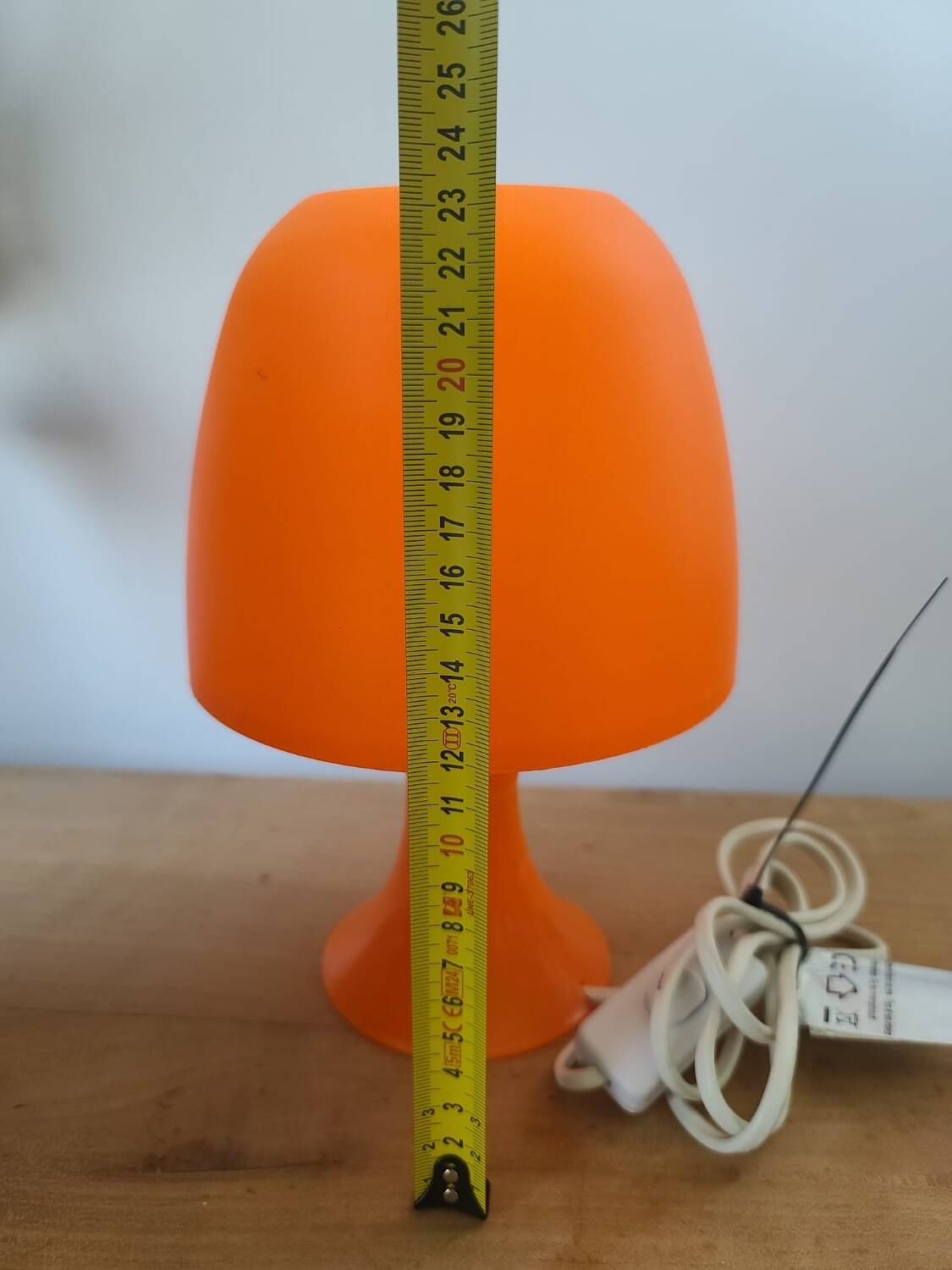 Vintage plastic mushroom table / bedside lamp