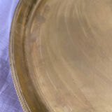 Ancient Moroccan copper tray