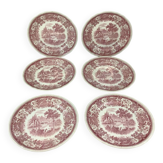 6 Assiettes plates à entrées Villeroy et Boch