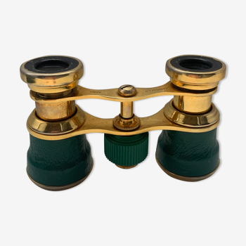 Leather and brass theater binoculars from carpentier